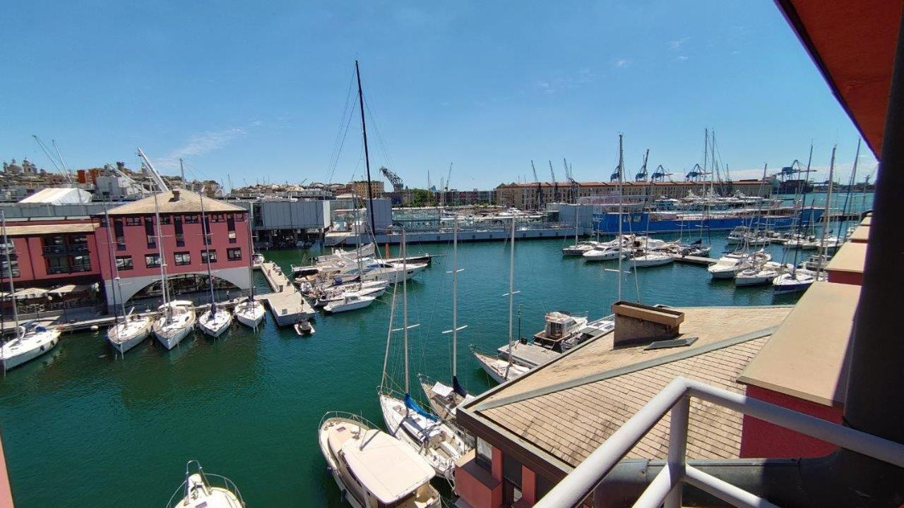Bilocale Vista Mare Con Terrazzo-Porto Antico- Parcheggio Scontato Apartman Genova Kültér fotó