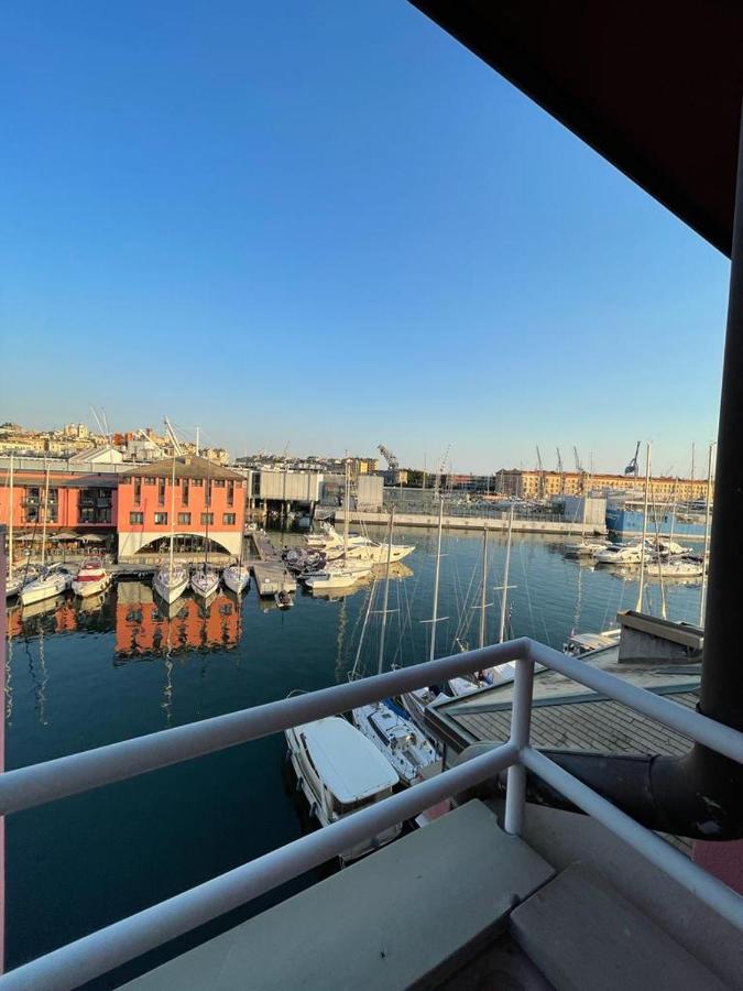 Bilocale Vista Mare Con Terrazzo-Porto Antico- Parcheggio Scontato Apartman Genova Kültér fotó
